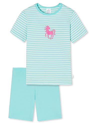 Schiesser Mädchen Schlafanzug Set Pyjama kurz - 100% Organic Bio Baumwolle - Größe 92 bis 140 von Schiesser