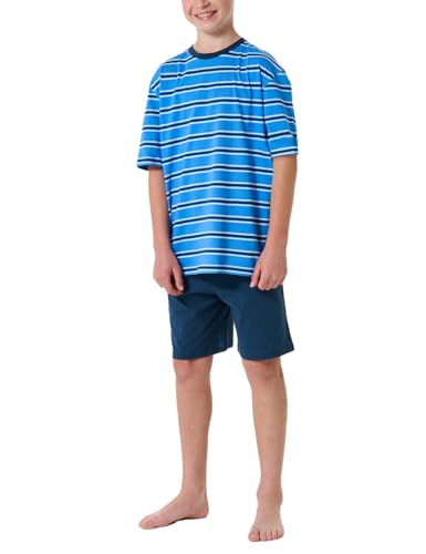 Schiesser Mädchen Schlafanzug Set Pyjama lang - 100% Organic Bio Baumwolle - Größe 140 bis 176, Powder pink_180949, 176 von Schiesser