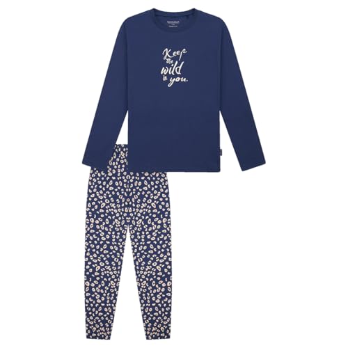 Schiesser Mädchen Schlafanzug Set Pyjama lang - 100% Organic Bio Baumwolle - Größe 140 bis 176 von Schiesser