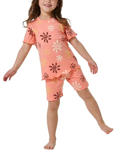 Schiesser Mädchen Schlafanzug Set Pyjama lang-100% Organic Bio Baumwolle-Größe 92 Pyjamaset, apricot_182722, 140 Schiesser Mädchen Schlafanzug Set Pyjama lang-100% Organic Bio Baumwolle-Größe 92 Pyjamaset, apricot_182722, 140 von Schiesser