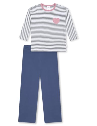 Schiesser Mädchen Schlafanzug Set Pyjama lang - 100% Organic Bio Baumwolle - Größe 92 bis 140 von Schiesser