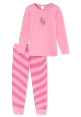 Schiesser Mädchen Schlafanzug Set Pyjama Lang - 100% Organic Bio Baumwolle - Größe 92 Bis 140 Pyjamaset, Türkis_173858, 116 von Schiesser