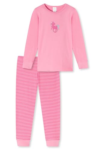 Schiesser Mädchen Schlafanzug Set Pyjama Lang - 100% Organic Bio Baumwolle - Größe 92 Bis 140 Pyjamaset, Türkis_173858, 92 von Schiesser