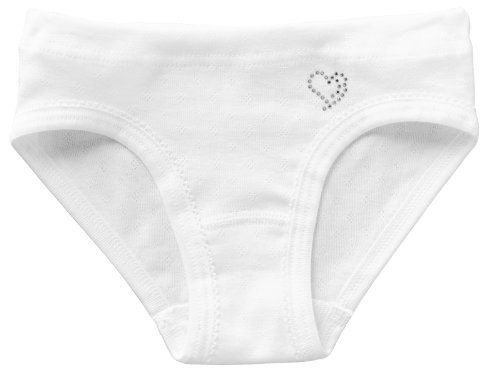 Schiesser Mädchen Slip, Weiß (100-weiss), 98 von Schiesser