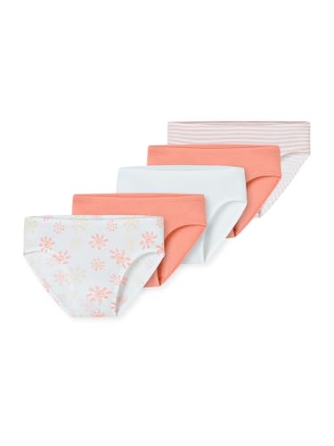Schiesser Mädchen Slip 5-Pack 95/5 Multipacks - apricot - Größe 140 von Schiesser
