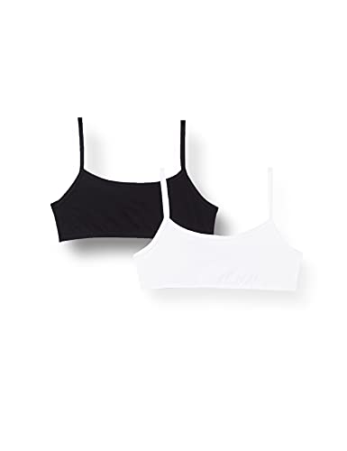 Schiesser Mädchen 2PACK Unterwäsche Bustier mit Spaghettiträger, Sortiert 3_173525, 164 von Schiesser