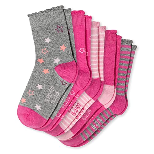 Schiesser Mädchen Kinder 5 Pack Socken Kids Strümpfe - Größe 27-30 von Schiesser