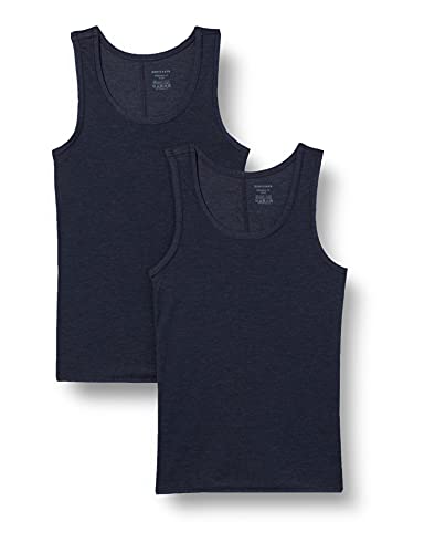 Schiesser Mädchen Unterhemd Tops Unterwäsche, Blau, 164 von Schiesser