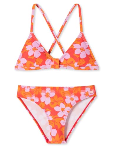 Schiesser Mädchen Triangel Set Badeanzug-schnelltrocknend Bikini, rot_180942, 164 cm von Schiesser