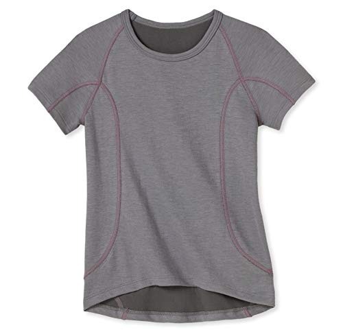 Schiesser Mädchen Unterhemd 134558-504, Gr. 152 (10-11Y), Grau (504-pink) von Schiesser