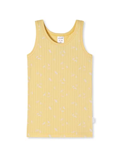 Schiesser Mädchen Unterhemd ohne Arm Unterwäsche, vanillegelb, 116 von Schiesser