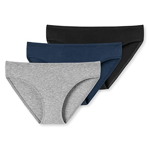 Schiesser Mädchen Unterwäsche Slips 3er Pack - 95/5 Organic Cotton, Farbmix, 140 von Schiesser