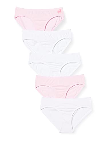 Schiesser Mädchen 5 Pack Slips Unterhosen - 95/5 Organic Bio Baumwolle Größe 92 Bis 140 Unterwäsche, Sortiert 5_173271, 98 EU von Schiesser