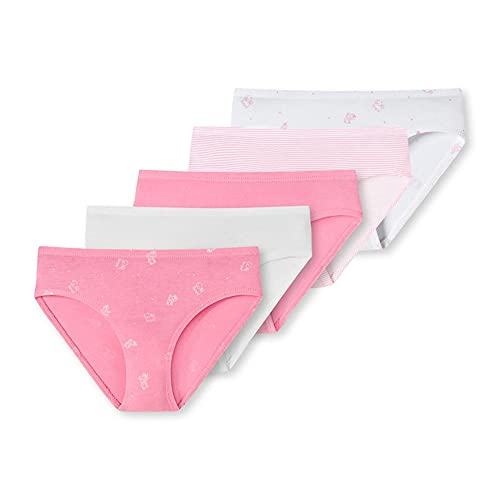 Schiesser Mädchen 5 Pack Slips Unterhosen - 95/5 Organic Bio Baumwolle Größe 92 Bis 140 Unterwäsche, Sortiert 6_173271, 92 EU von Schiesser