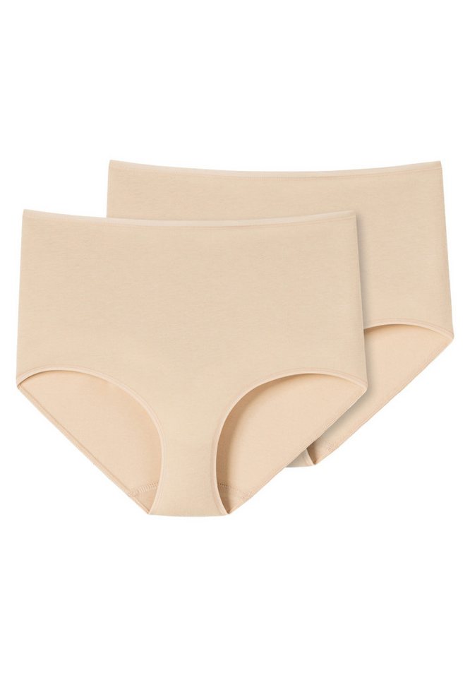 Schiesser Maxislip 2er Pack 95/5 Organic Cotton (Spar-Set, 2-St) Maxi-Slip - Baumwolle - Besonders flache Nähte und supersofter Bund  von Schiesser