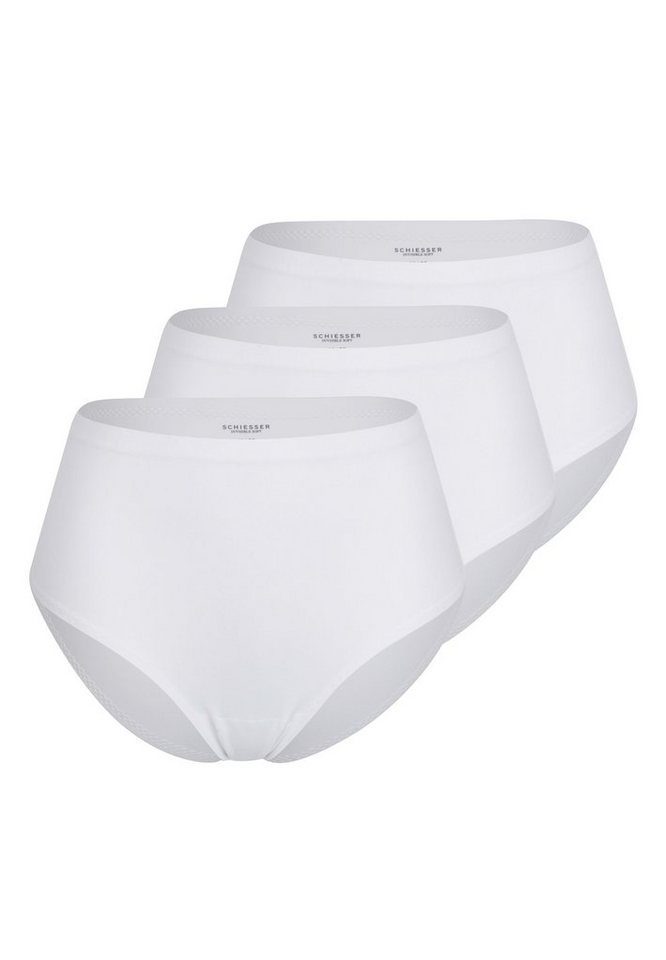 Schiesser Maxislip 3er Pack Invisible Soft (Spar-Set, 3-St) Maxi Slip - Unsichtbar selbst unter eng anliegender Kleidung von Schiesser