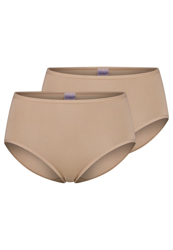 Schiesser Midislip 2er Pack Modal Essentials (Spar-Set, 2-St) Midi Slip - Weicher, feiner Bundgummi mit Glanzgarn-Details von Schiesser