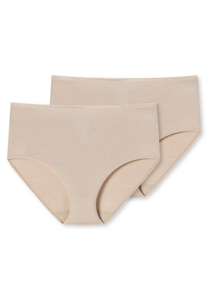 Schiesser Midislip 2er Pack Modal Essentials (Spar-Set, 2-St) Midi Slip - Weicher, feiner Bundgummi mit Glanzgarn-Details von Schiesser