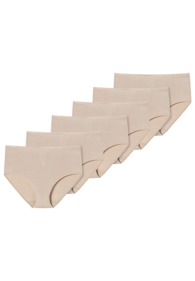 Schiesser Midislip 6er Pack Modal Essentials (Spar-Set, 6-St) Midi Slip - Weicher, feiner Bundgummi mit Glanzgarn-Details von Schiesser