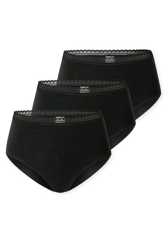 Schiesser Midislip Modern Multipacks (3er Pack) Spitzen-Bund, elastisch von Schiesser