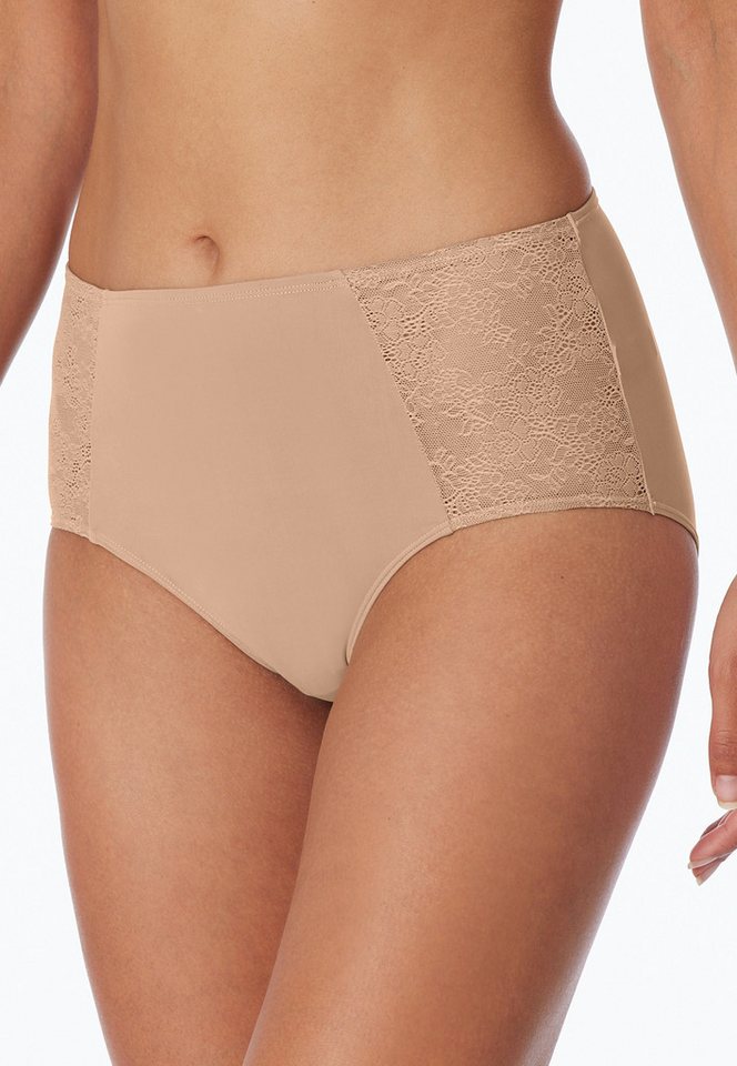 Schiesser Midislip Air mit transparenten Spitzen-Einsätzen von Schiesser