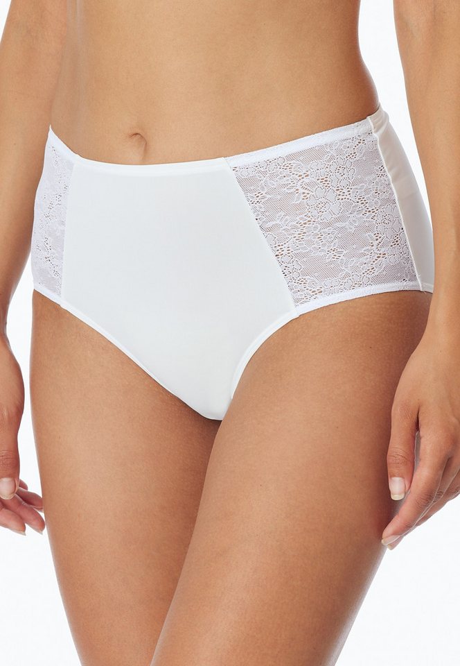 Schiesser Midislip "Air" mit transparenten Spitzen-Einsätzen von Schiesser