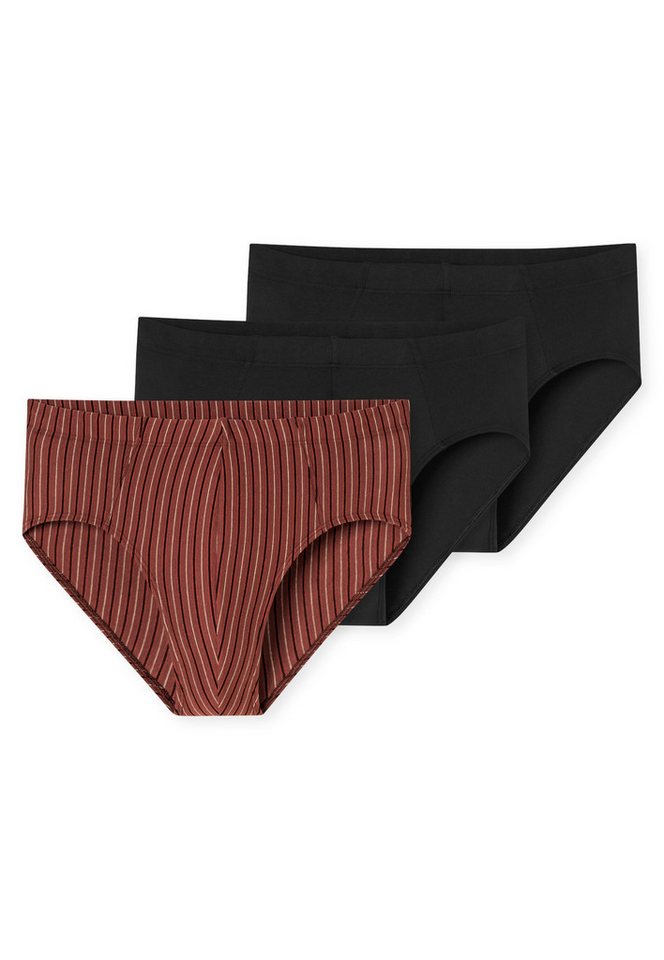 Schiesser Minislip 95/5 Essentials (3er Pack) mit hohem Beinausschnitt von Schiesser