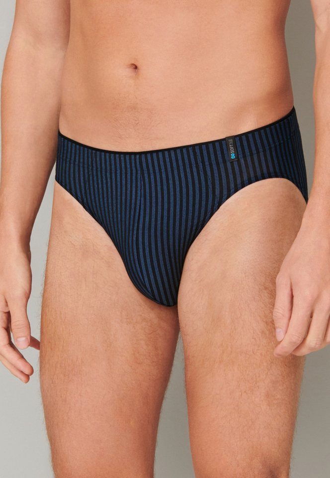 Schiesser Minislip Long Life Soft gestreift, ohne Eingriff, optimales Feuchtigkeitsmanagement von Schiesser