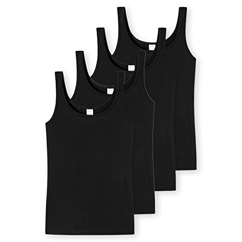 Schiesser - Modal Essentials - Trägertop - 4er Pack (38 Schwarz) von Schiesser