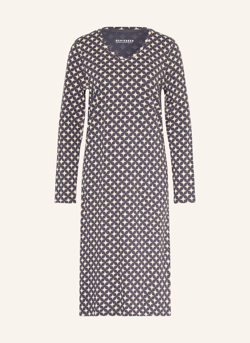 Schiesser Nachthemd Comfort Essentials lila von Schiesser