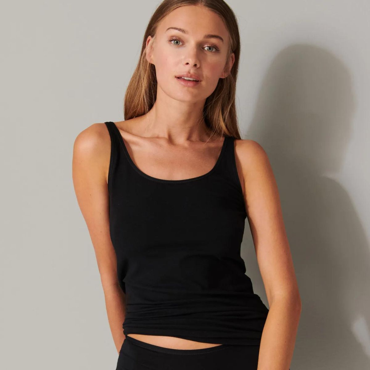 Schiesser 2-pack Oberteil, Farbe: Schwarz, Größe: 46, Damen von Schiesser