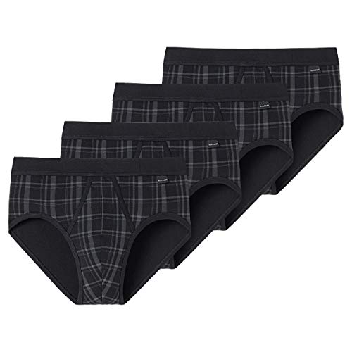 Schiesser - Original Classics Feinripp - Sportslip mit Eingriff - 172691-4er Pack (5 Schwarz) von Schiesser