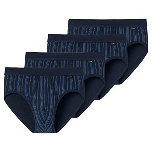 Schiesser - Original Classics Feinripp - Sportslip mit Eingriff - 172692-4er Pack (8 Dunkelblau) von Schiesser