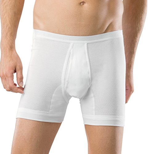 Schiesser Original Classics Feinripp Unterhose kurz - 005131-2er Spar-Pack (7 Weiß) von Schiesser
