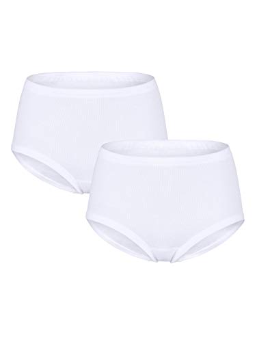 Schiesser Starlet Taillenslip, Damen-Slip, (2er Pack), 2 x Weiß, 46 von Schiesser