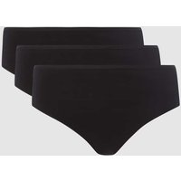 Schiesser Panties im 3er-Pack in Black, Größe 42 von Schiesser