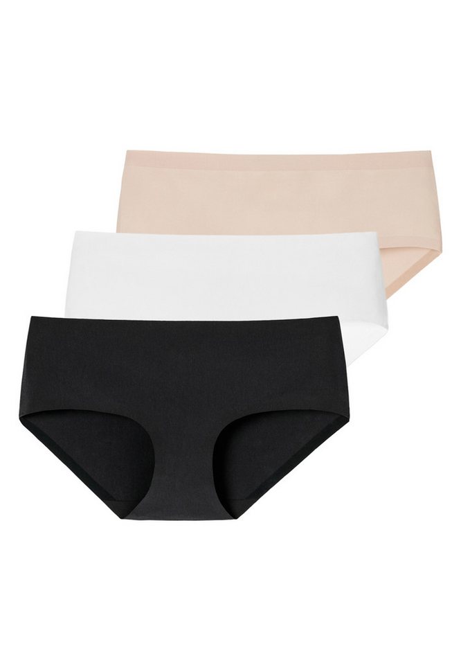 Schiesser Panty 3er Pack Invisible Cotton (Spar-Set, 3-St) Panty - Baumwolle - Nahtlos von Schiesser