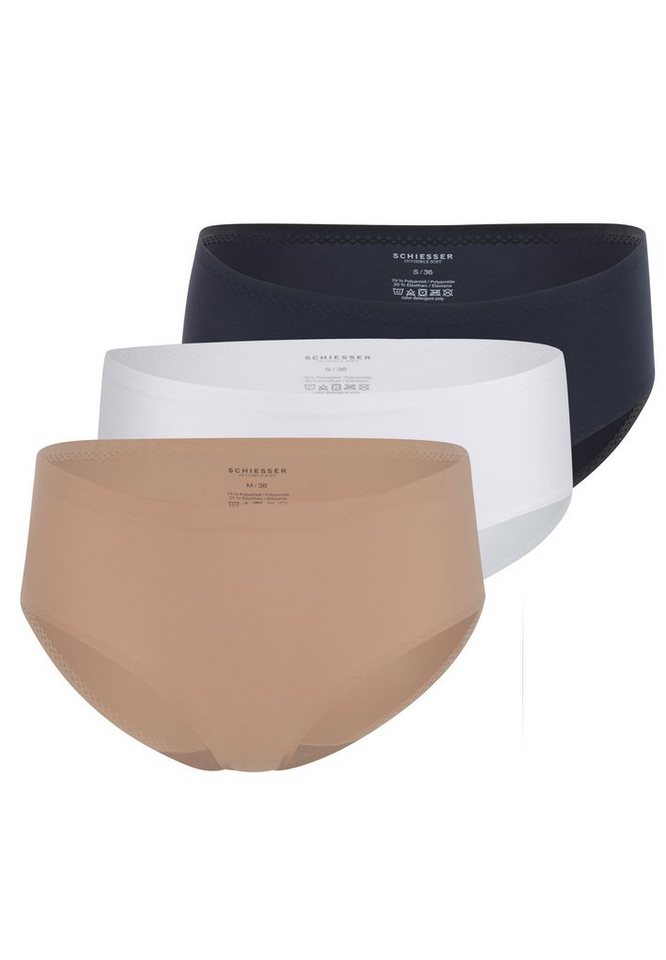 Schiesser Panty 3er Pack Invisible Soft (Spar-Set, 3-St) Panty - Unsichtbar selbst unter eng anliegender Kleidung von Schiesser