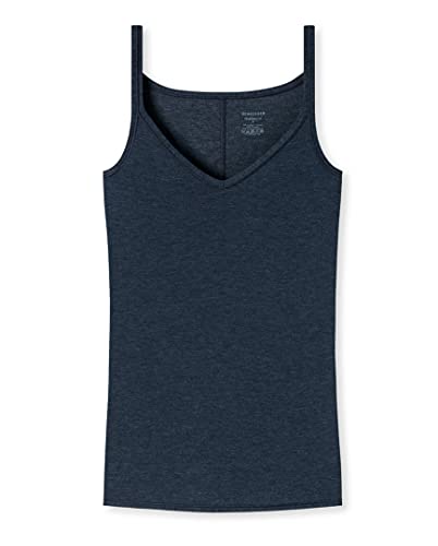 Schiesser Damen Spaghettitop Unterhemd - Personal Fit, Nachtblau_172722, M, Nachtblau_172722, M EU von Schiesser