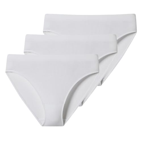 Schiesser - Pure Rib - Rio Slip - 3er Pack (36 Weiß) von Schiesser