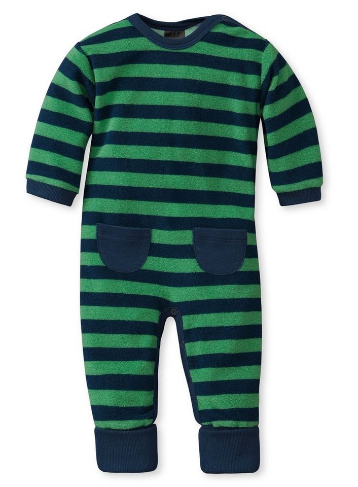 Schiesser Pyjama (Packung, 1 tlg., Set) Baby Body für Jungen mit Krempelfuss, Frottee Baumwolle von Schiesser