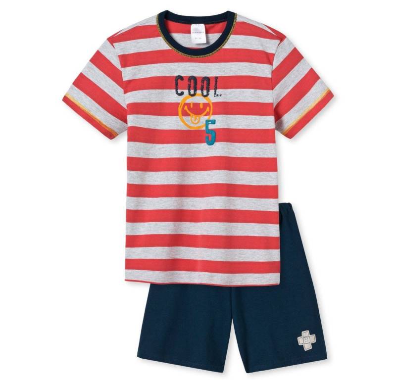 Schiesser Schlafanzug (Set, 2 tlg., Set) Jungen Schlafanzug Shorty Pyjama Rundhals Baumwolle von Schiesser