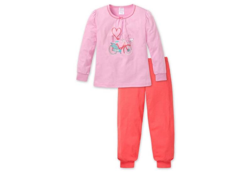 Schiesser Schlafanzug Bicycle (Set, Set) Mädchen Schlafanzug, Langarm, 100% Baumwolle von Schiesser