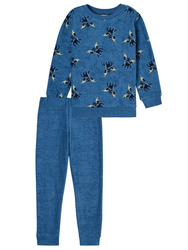Schiesser Pyjama Boys World (2 tlg) schlafanzug schlafmode bequem von Schiesser