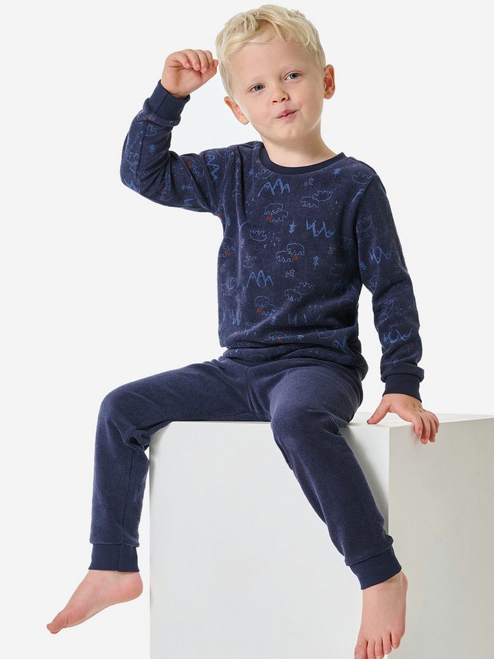 Schiesser Pyjama Boys World (2 tlg) schlafanzug schlafmode bequem von Schiesser