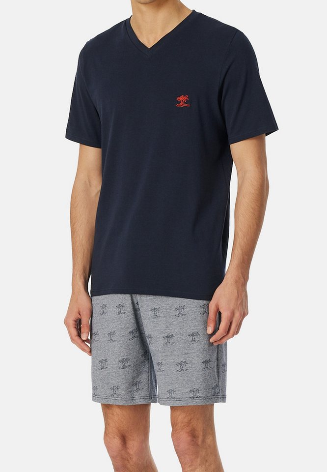 Schiesser Pyjama Casual Nightwear (Set, 2 tlg) Schlafanzug - Baumwolle - Atmungsaktiv von Schiesser