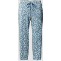 Schiesser Pyjama-Hose mit 3/4-Bein in Blau, Größe 36 von Schiesser