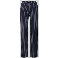 Schiesser Pyjama-Hose mit Blockstreifen in Dunkelblau, Größe 38 von Schiesser