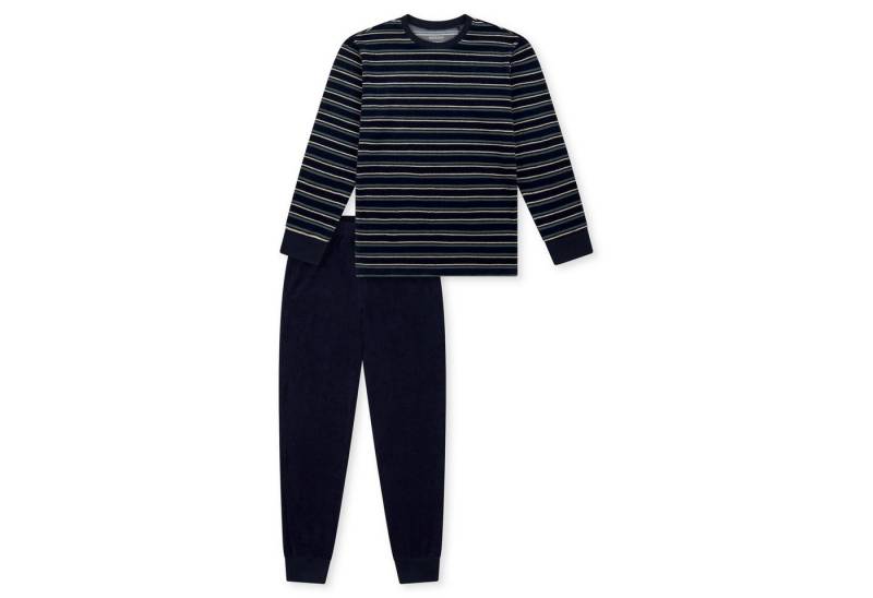Schiesser Pyjama Jungen Pyjama Baumwolle Pyjama lang Frottee (2 tlg) von Schiesser