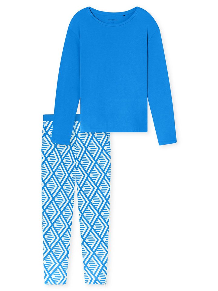 Schiesser Pyjama Modern Nightwear (2 tlg) schlafanzug schlafmode bequem von Schiesser